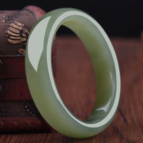 宛玉盈新疆和田玉手镯天然女款青玉手镯女玉石镯子视频