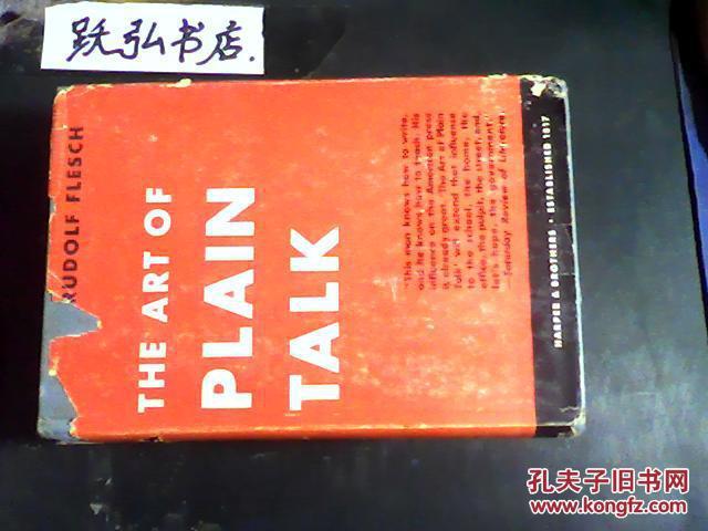 the art of plain talk