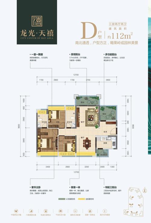 龙光·天禧户型图_西子房产