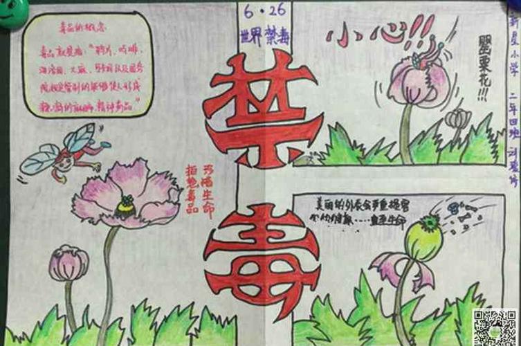 远离毒品手抄报 禁毒手抄报简单又漂亮-珍爱生命 远离毒品