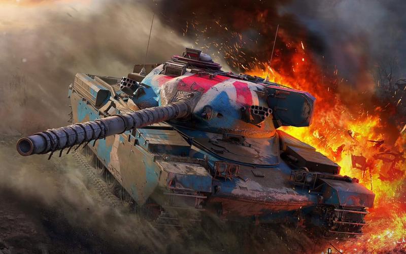 坦克世界闪击战酋长mk6五千八百伤把妹