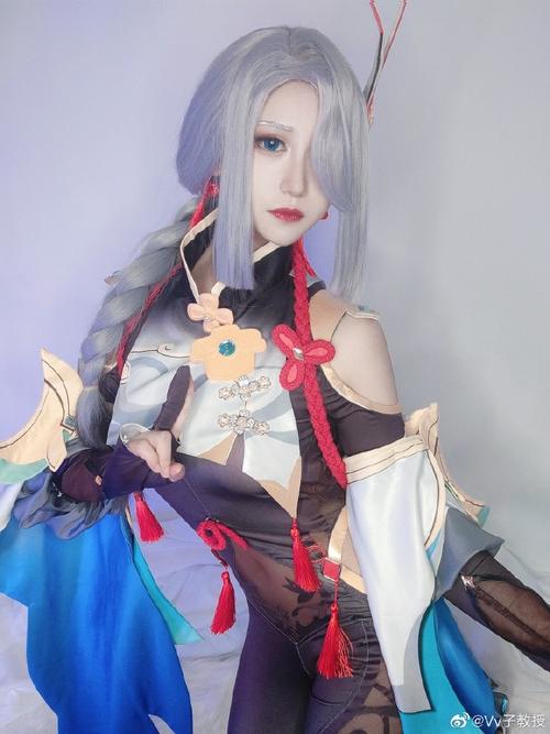 申鹤cos原神超话#原神申鹤#  初五迎财神 财神快来我家门长沙