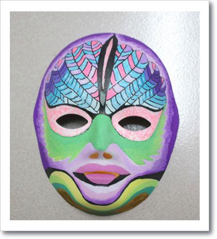 妖魔的面具青面獠牙简笔画