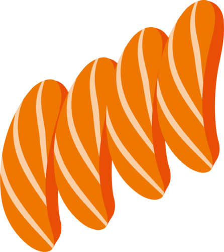 三文鱼卡通手绘图标元素图片