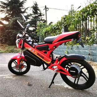 tesill出口德国型折叠动力锂电池电动摩托车超酷拉风超轻