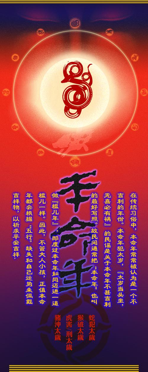 蛇年的本命年海报