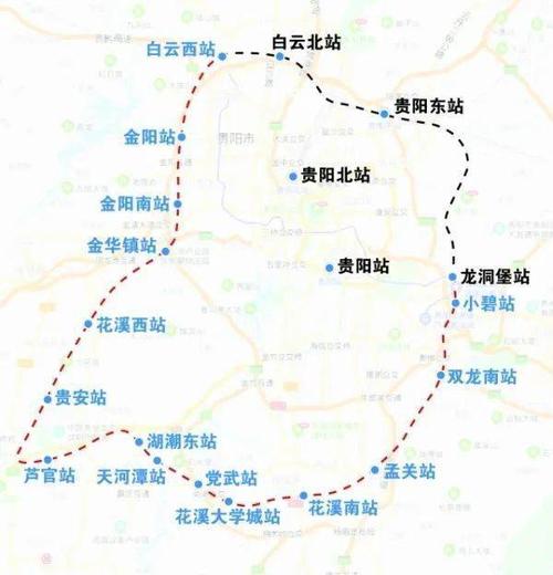 贵阳市域环城快铁开通后,市域快铁公交化运营,将与建成投运的轨道交通