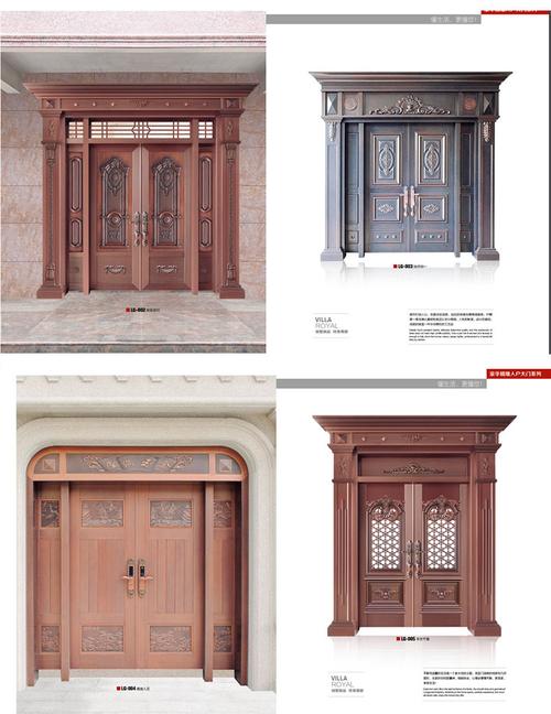 广东佛山定制铝合金大门欧式别墅小区农村家用子母门