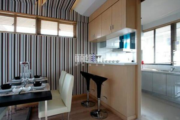 【厨房餐厅隔断效果图】餐厅与厨房隔断柜造型