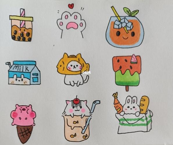 可爱萌物简笔画91_简笔画_萌物_人文_绘画