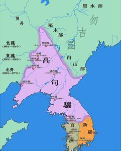 隋唐时期高句丽地图