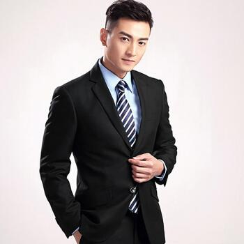 马尼亚袋鼠 秋冬男士西服 时尚休闲修身型西服外套 韩版商务帅气西装
