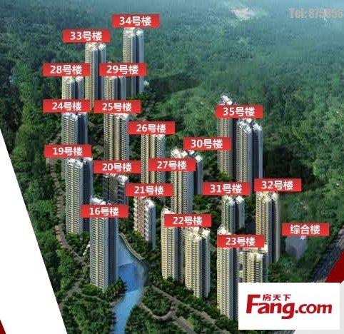 谁能提供三期各楼栋的具体位置分布图啊