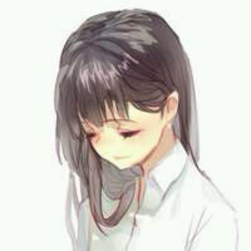 长发女生 小忧伤头像