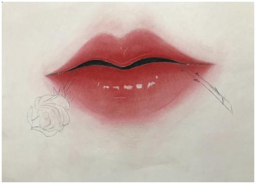 樱桃小嘴人人喜欢 6张画教会你是怎么画出来的