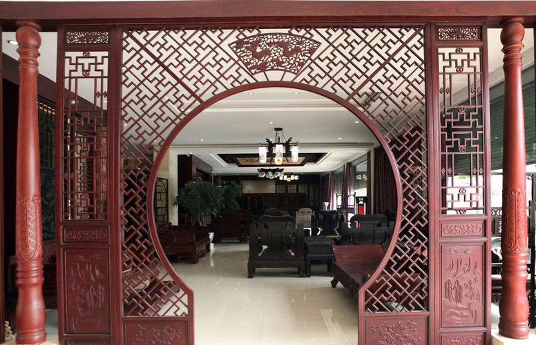 月亮门(月洞门)落地罩实物图系列