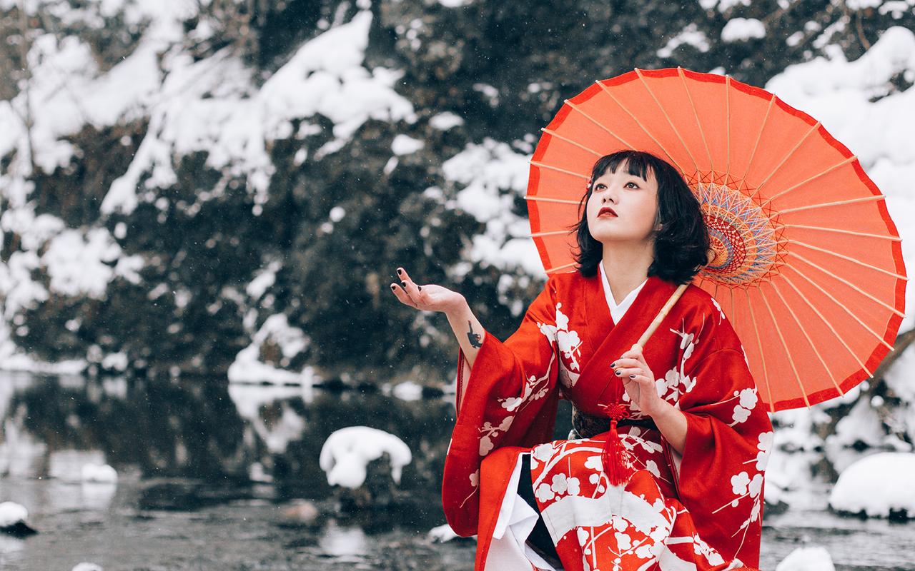 性感和服美女唯美高清桌面壁纸