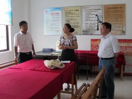 [安徽] 阜阳文明办到颍州区指导全国文明村创建工作