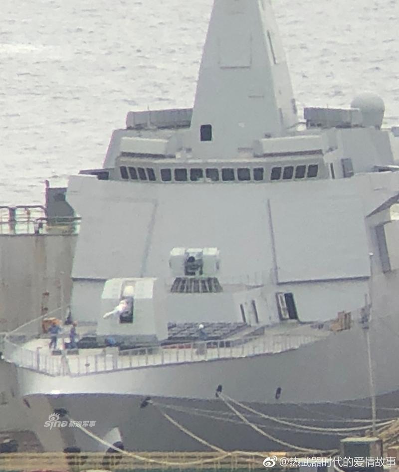 还有啥没装我军两艘055万吨大驱重新挂旗或下水
