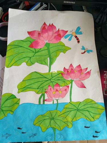 手绘画 (夏天)_夏天去哪玩_绘画_文化_绘画