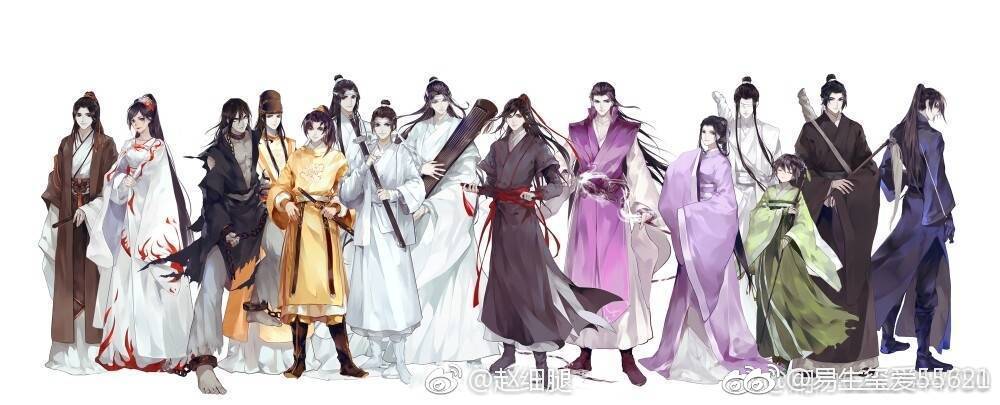 魔道祖师人物合照