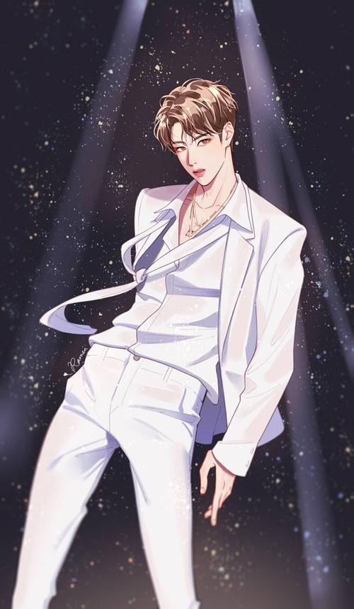 王一博动漫图暴徒留名