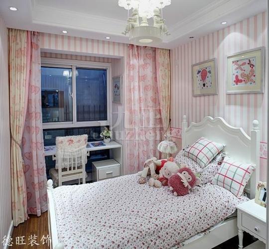 田园风格女生卧室设计效果图片 (2/4)