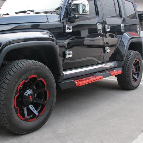 脚踏板侧踏适用北京bj40plus锰钢bj40防撞bj40l改装越野车外侧脚踏板