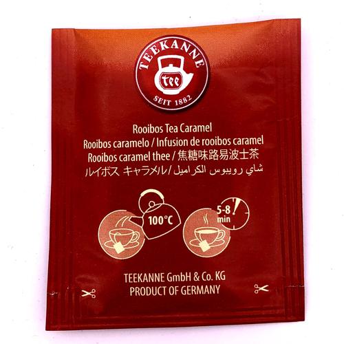 teekanne德国进口焦糖路易波士袋泡茶单片体验175g代用