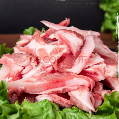 新鲜猪脆骨肉猪软骨肉现杀月牙骨猪脆骨丝脆骨头 猪碎