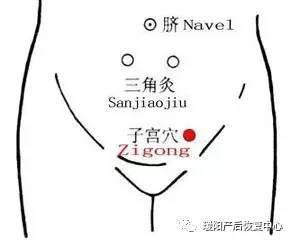痛经,不孕症,附件炎,盆腔炎,膀胱炎,肾盂肾炎等 子宫穴位于肚脐眼下4
