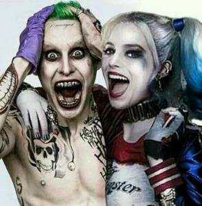 小丑男卡通情侣头像