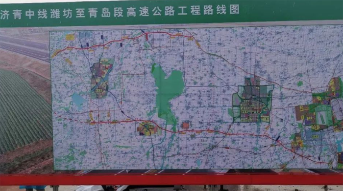 济青中线潍坊至青岛段在潍坊高密市启动施工