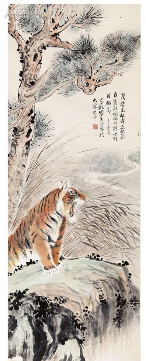 中国近代十大画虎大师之张善子和胡爽庵