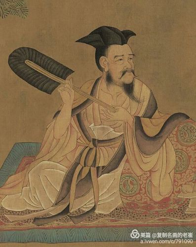 即将发行的特种邮票《高逸图》原画欣赏.