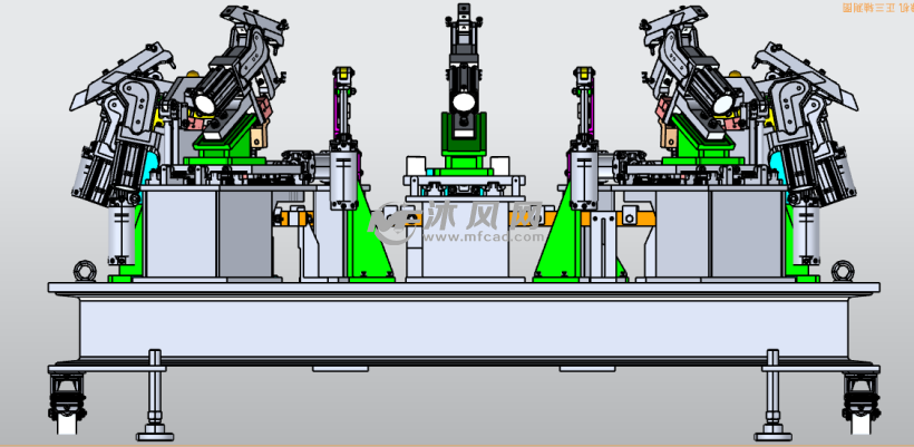 焊接工装平台设计带夹具