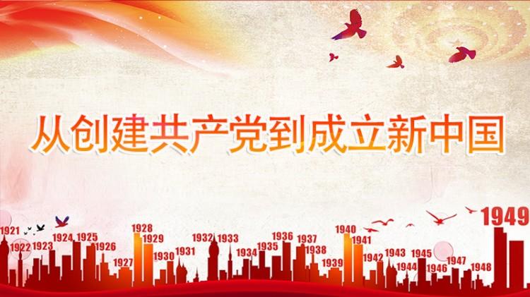 从创建共产党到成立新中国