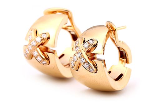 chaumet/尚美 耳饰18k玫瑰金带