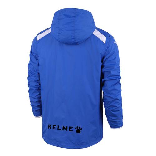 kelme卡尔美足球训练风雨衣 防风防水夹克户外运动外套k15s605 彩蓝