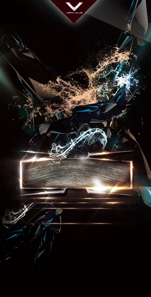 黑色酷炫背景素材