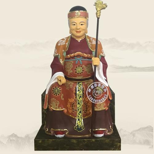 禅相法器供应土地公 土地婆神像,彩绘道教地方神像厂家