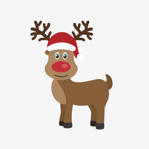 关键词 : 圣诞节,驯鹿,装饰,卡通