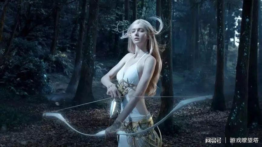 真女神美到爆的精灵族小姐姐