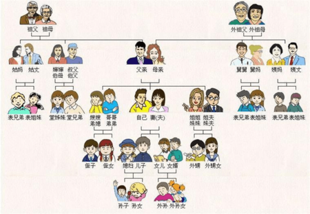 家庭称谓的称呼总汇