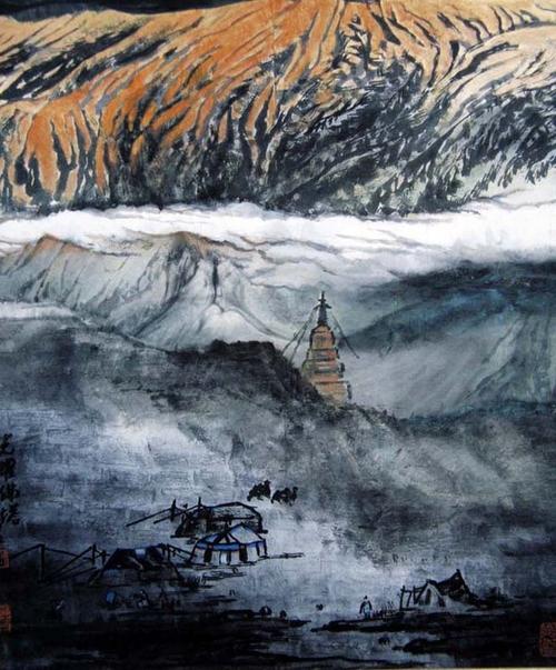 陆秀竞画家手绘优美水墨画图片分享