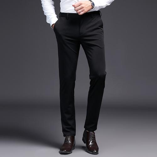 帝创者dichuangzhe新款休闲西裤男士商务裤西装裤修身直筒裤四季潮男