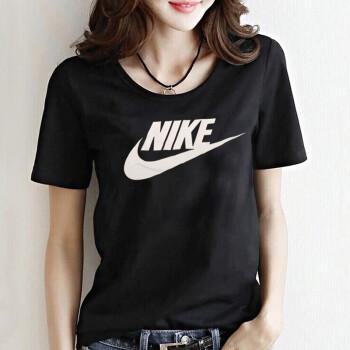 nike耐克女装短袖22夏季新品运动服大logo跑步训练透气舒适休闲棉质