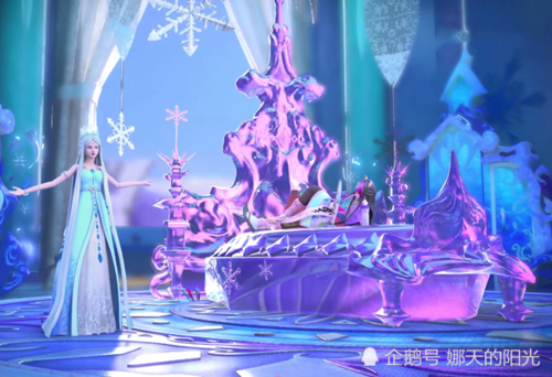 精灵梦叶罗丽8:罗丽的卧室鲜花齐放,冰公主的卧室晶莹