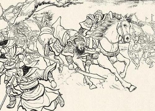 三国演义连环画之《跨江击刘表》,由两位画家联手绘制