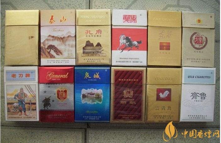 山东人喜欢抽什么烟,山东香烟价格表和图片